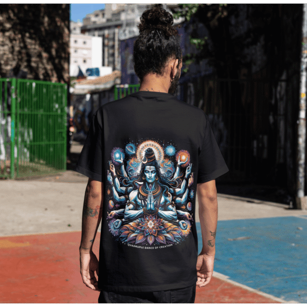 Quadruple Dance of Creation Unisex T-Shirt - Image 2