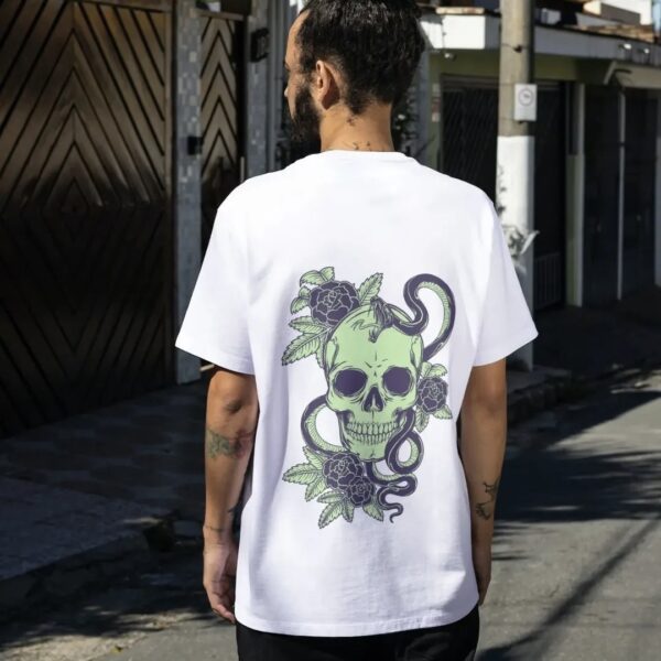 Skull & Rose – Unisex T-Shirt - Image 2