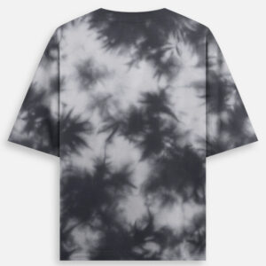 Black & white Unisex Tie Dye Oversized T-Shirt