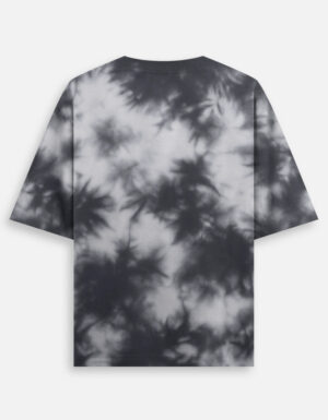Black & white Unisex Tie Dye Oversized T-Shirt