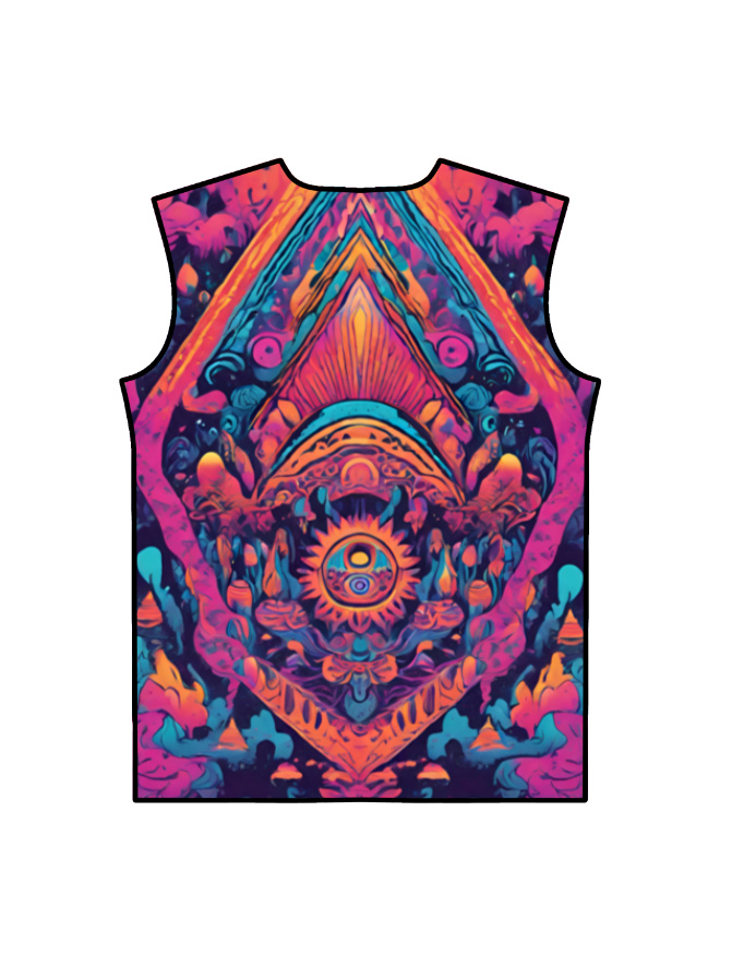 Mushroom Trip Unisex AOP T-Shirt