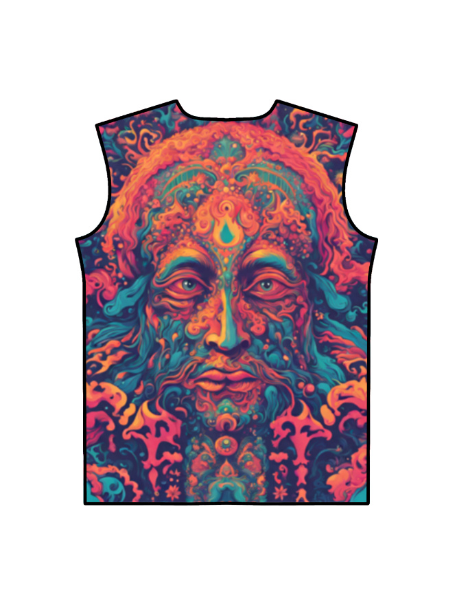 Deep Face Unisex AOP T-Shirt