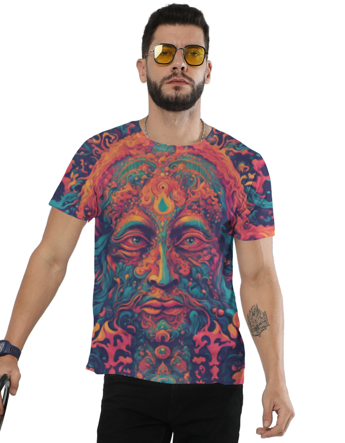 Deep Face Unisex AOP T-Shirt