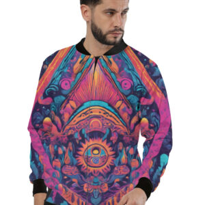 Mushroom Trip Unisex AOP Bomber Jacket