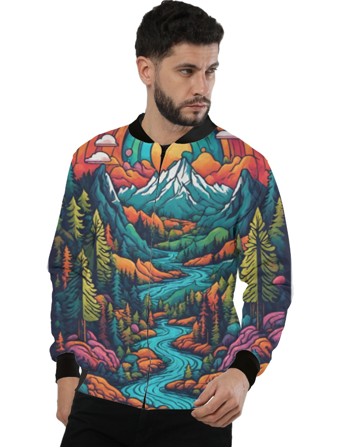 Mystic Valley Unisex AOP Bomber Jacket