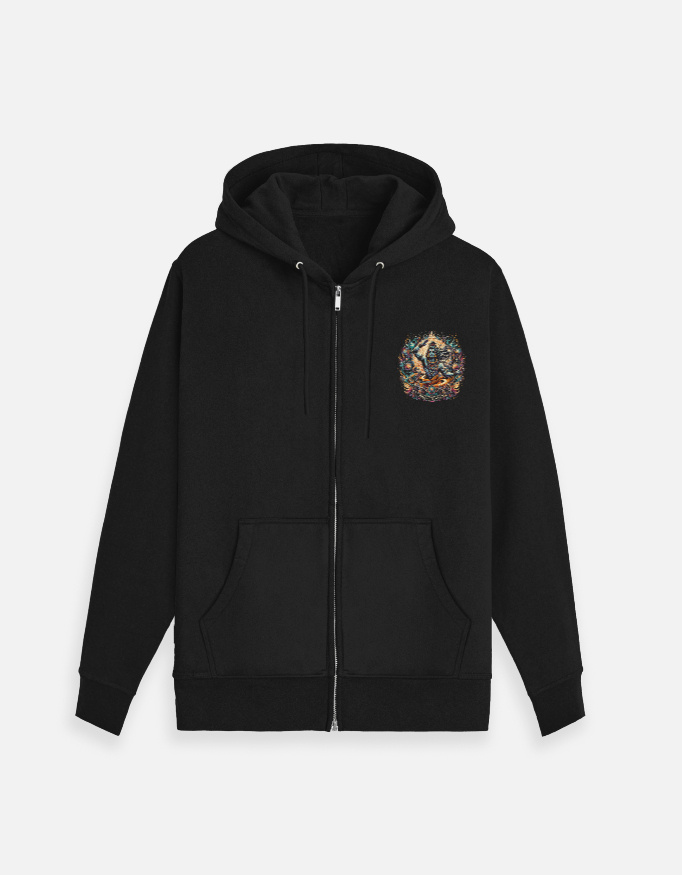 Dance Of Universe Unisex Zip Hoodie